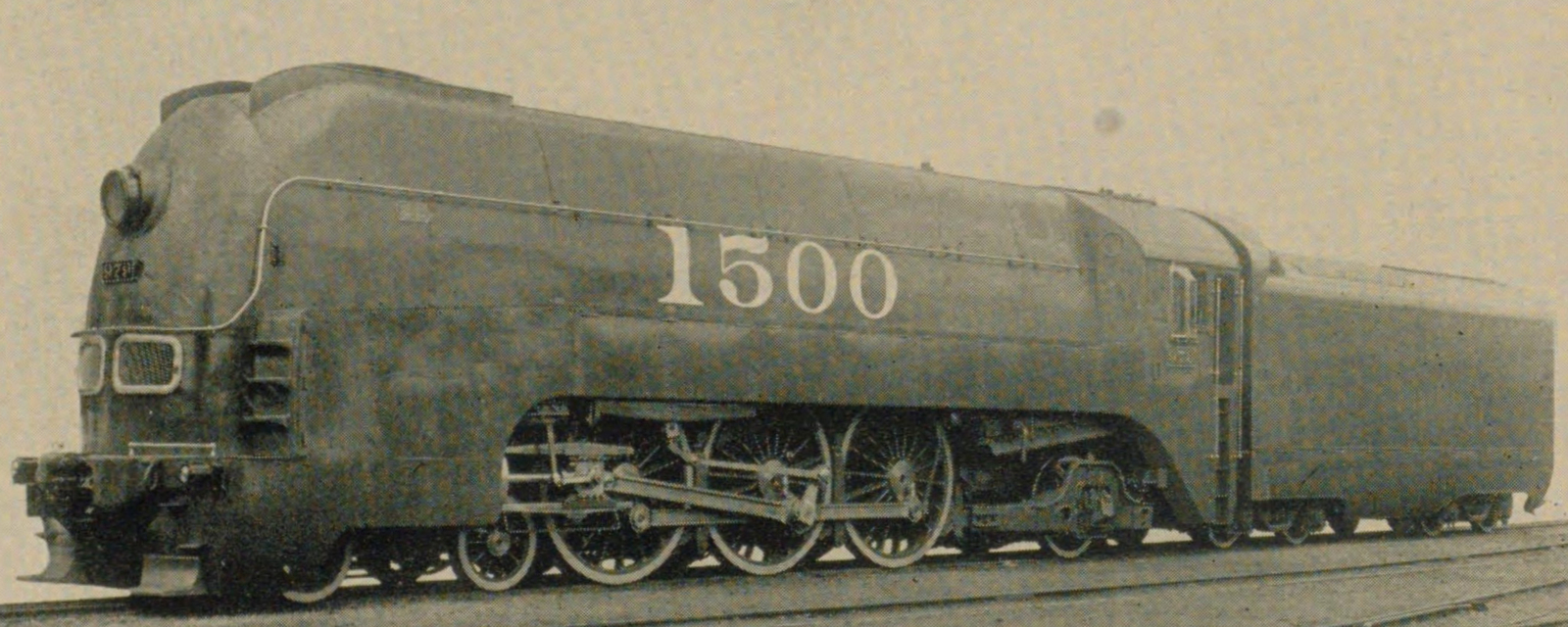 No. 797 was the 1,500<sup>th</sup> Locomotive from Kawasaki and bears the appropriate inscription here