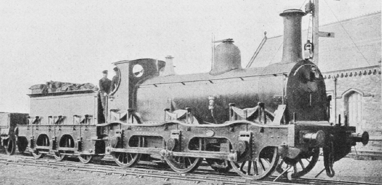 No. 555 after the rebuild by Johnson