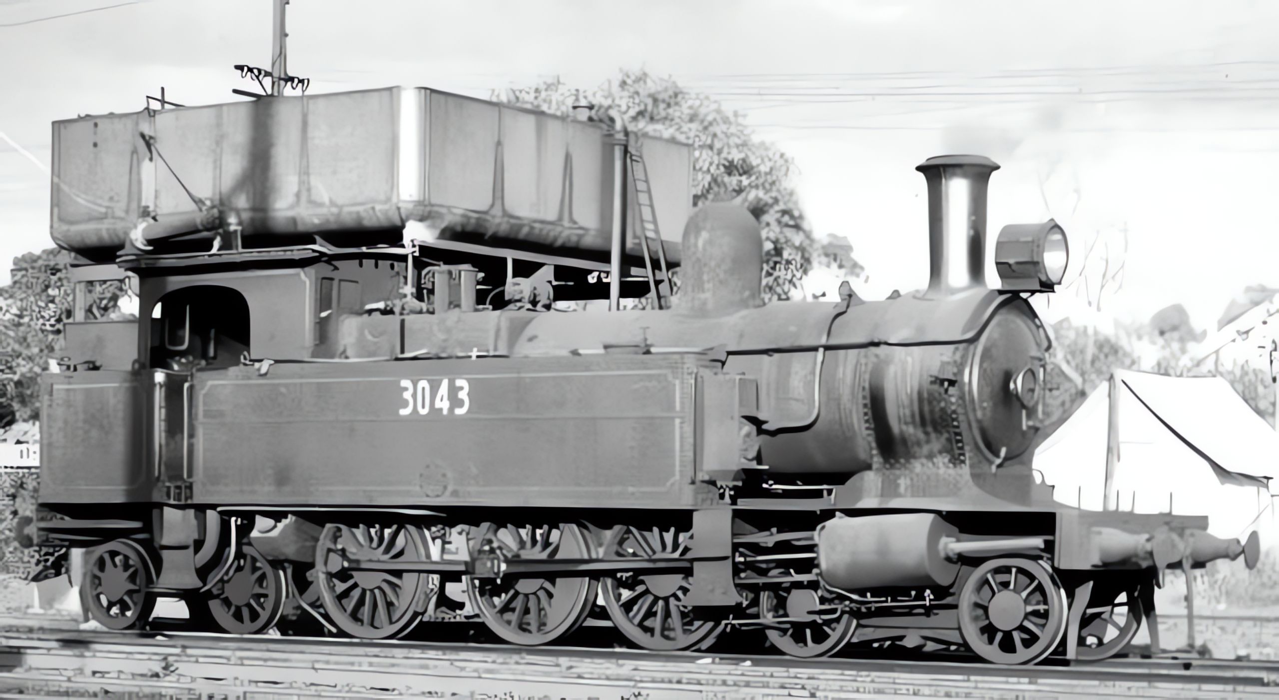 As built as tank locomotive