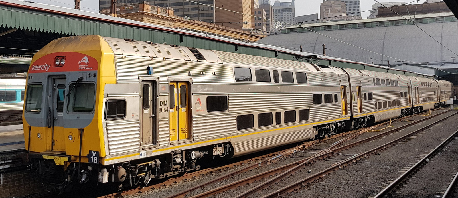 Train at Sydney Central Station in March 2019
