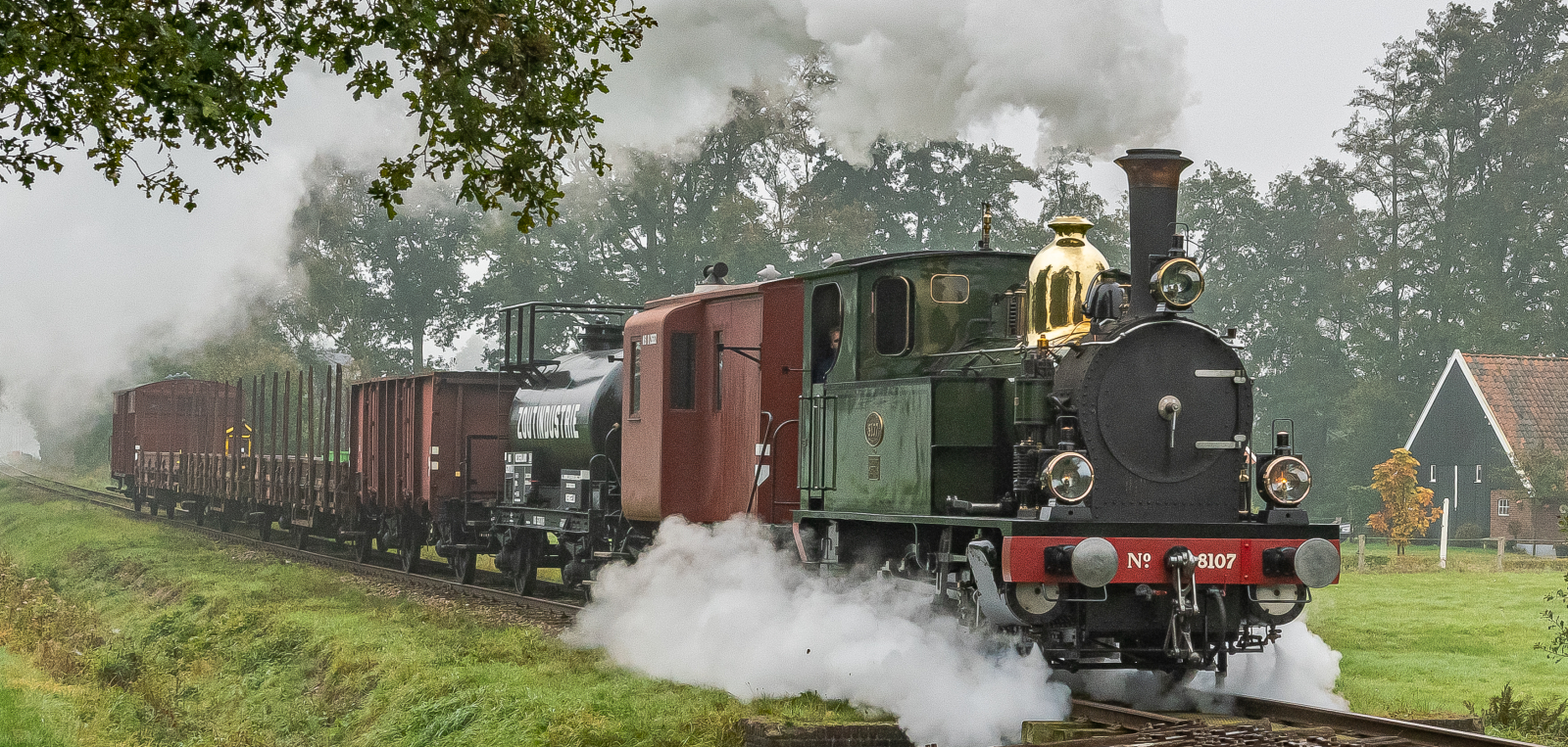 No. 8107 of the Museum Buurt Spoorweg in October 2020 in the Twente region