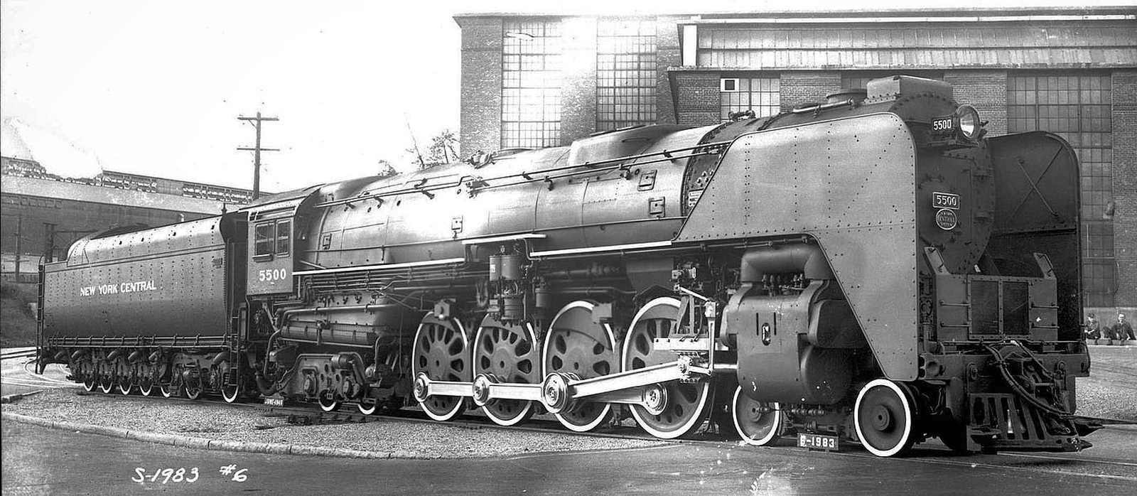 No. 5500 with Caprotti valve gear