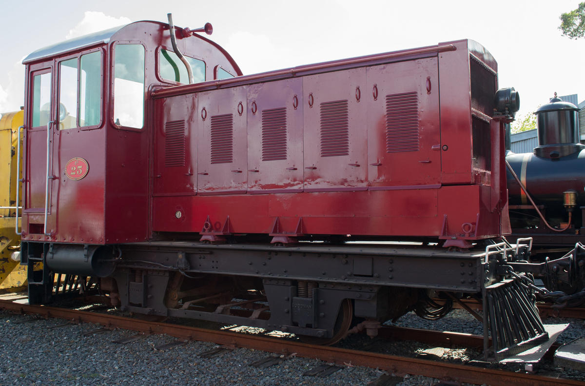 Eb 25 after the rebuild to a diesel locomotive