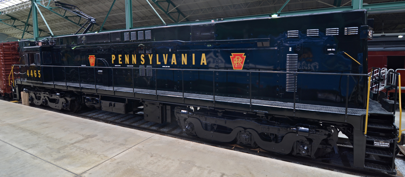 No. 4465 in the Railroad Museum of Pennsylvania, Strasburg
