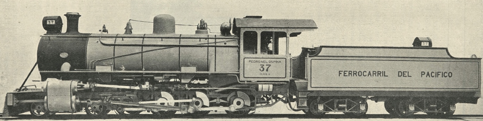 Pacífico No. 37, built by Kitson