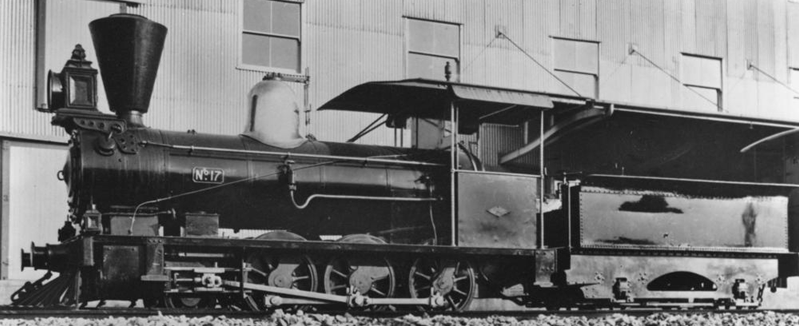 No. 17 displayed in 1914 to commemorate the 50th anniversary of Queensland Railways