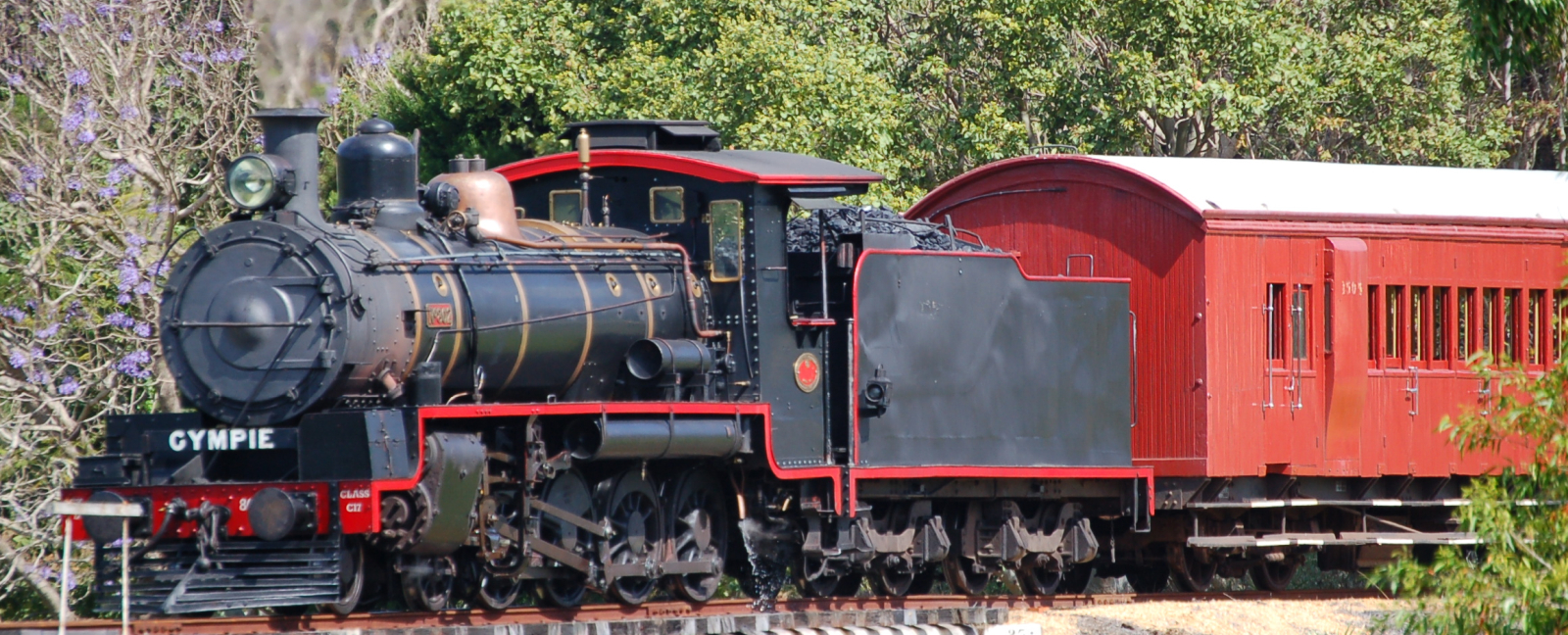 No. 802 in September 2006 on the “Mary Valley Rattler” heritage railway