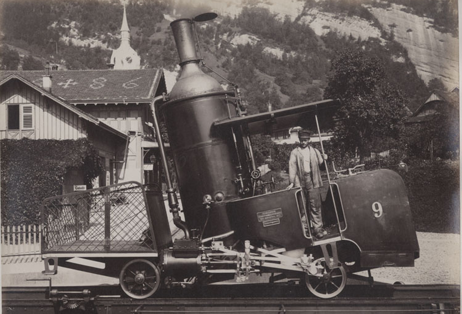 No. 9 in the original version with vertical boiler