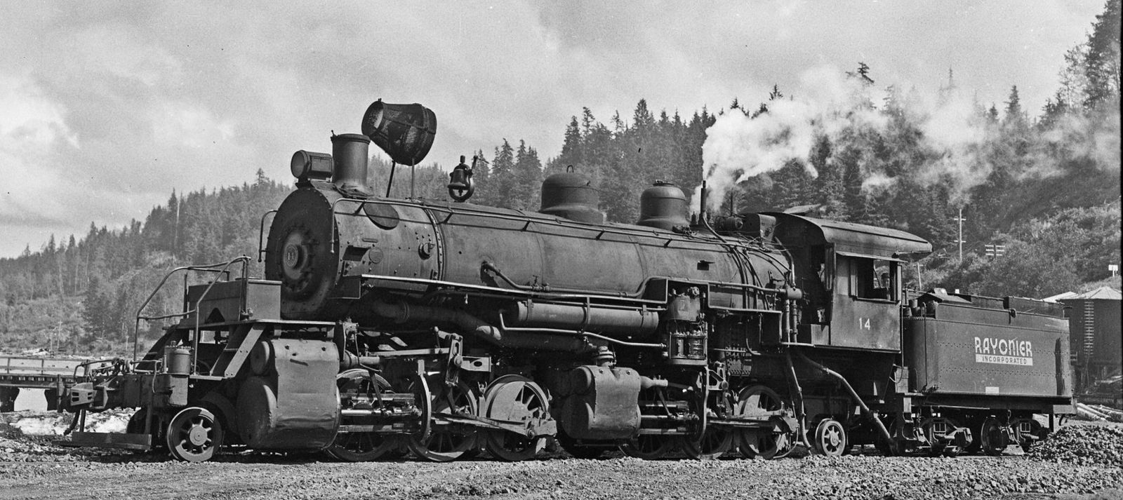 In June 1956 as Rayonier 14 at Sekiu, Washington
