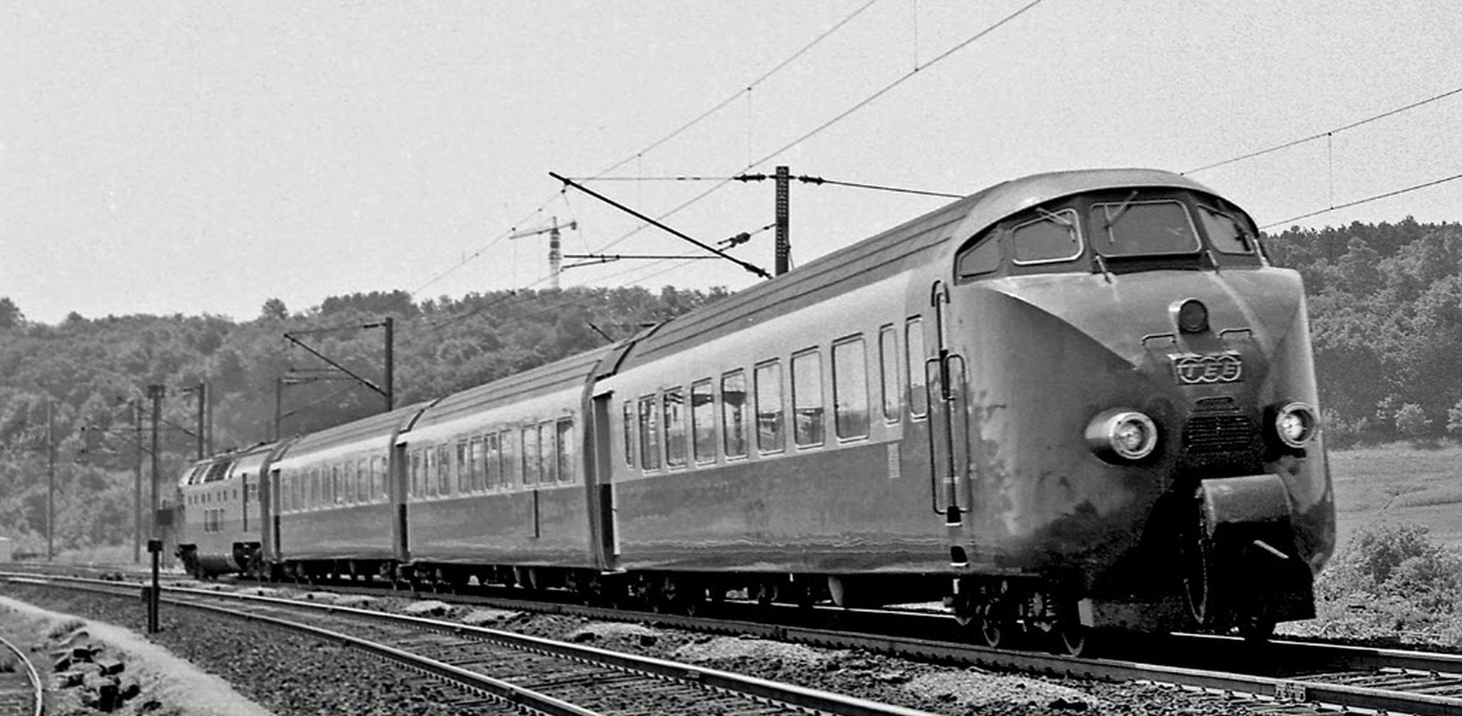 TEE “Arbalete” Zurich-Paris in June 1966 near Culmont-Chalindrey