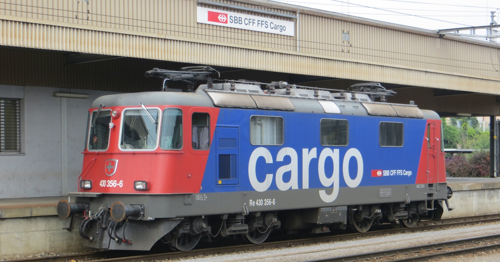 Re 430 356, former number 11356, in SBB Cargo livery in September 2012 also in Rotkreuz