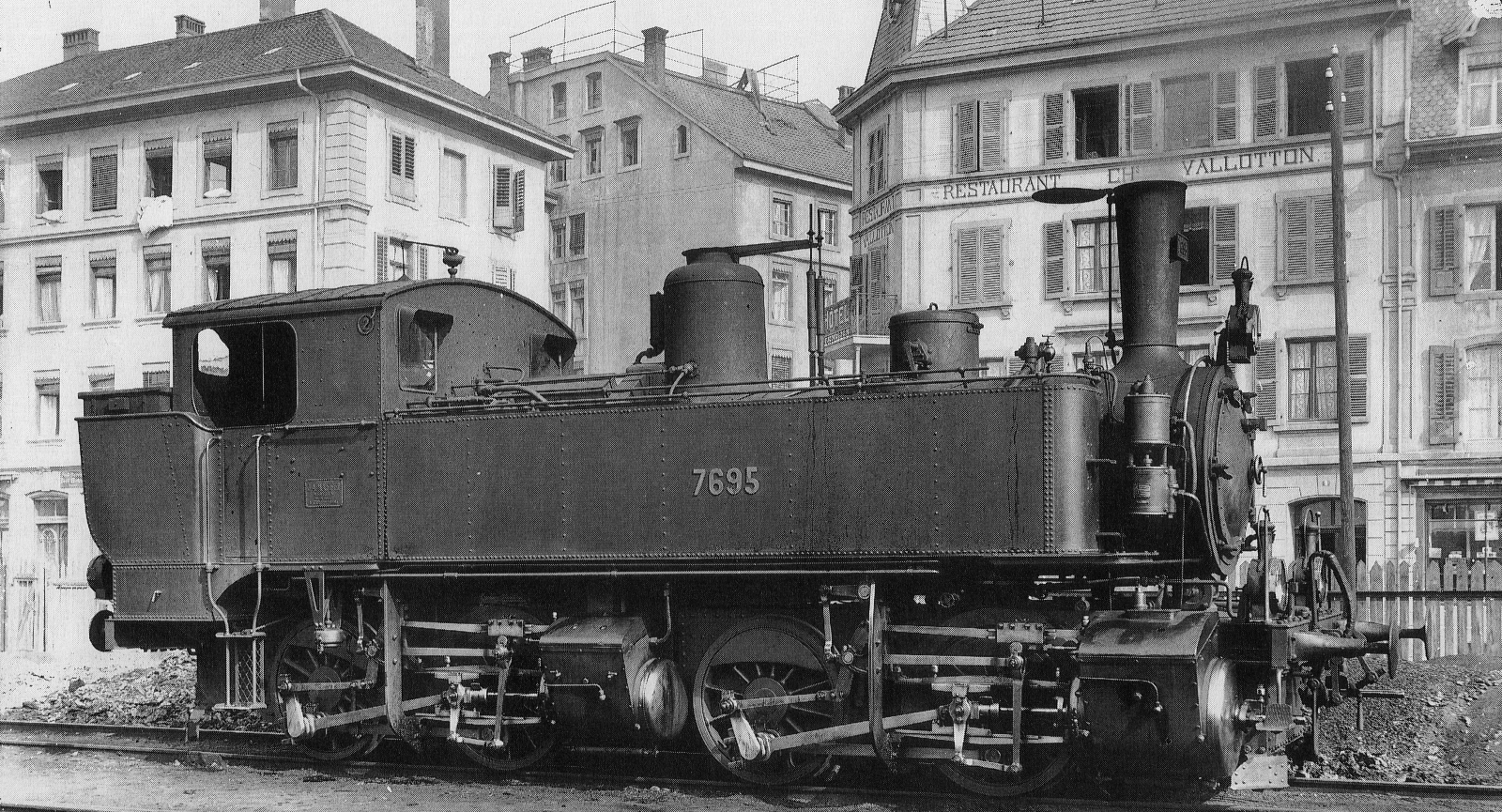 SBB 7695, ex No. 195