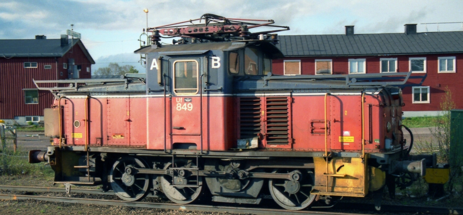 MTAB Uf No. 849 in May 2000 in Gällivare