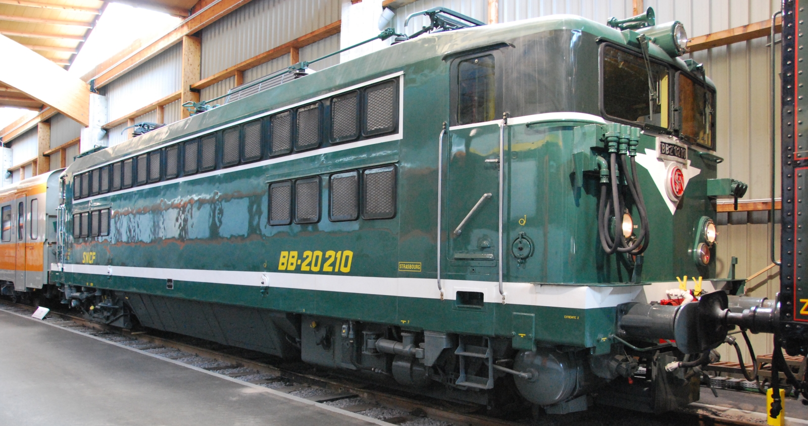 BB 20210 in the “Cité du Train” in Mulhouse