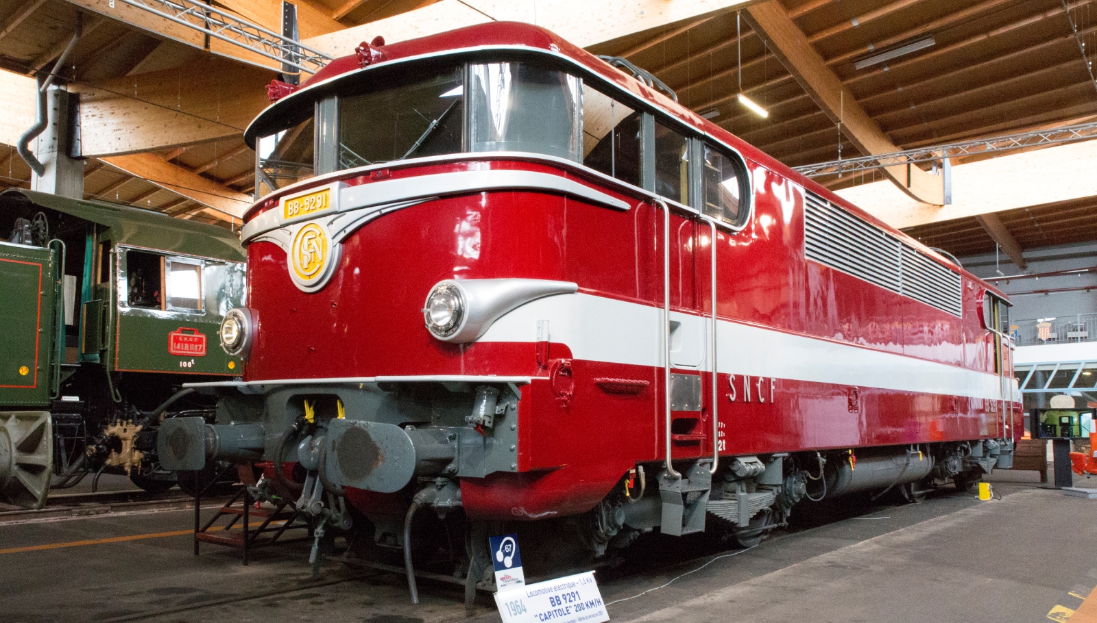 BB 9291 in July 2015 in the “Cité du Train” in Mulhouse