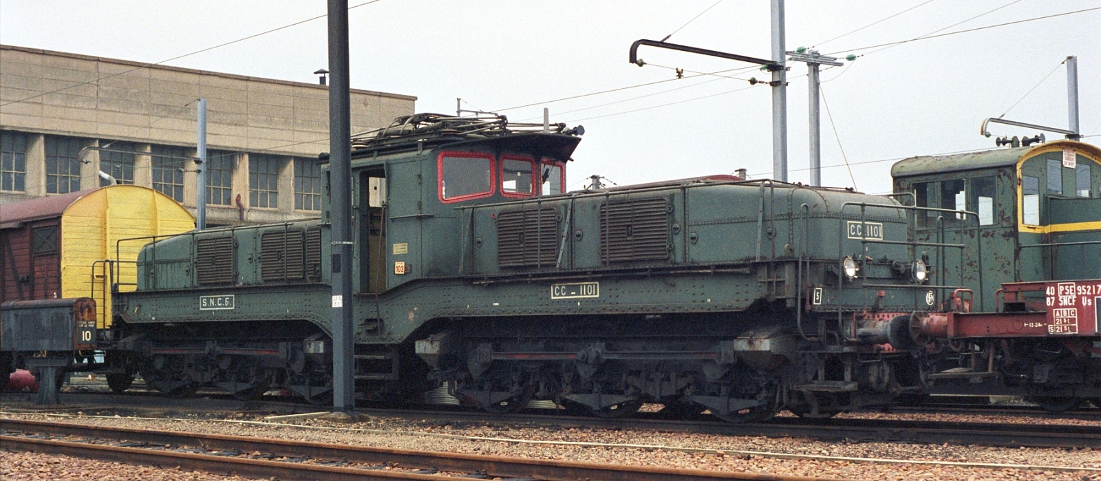 CC 1101 in April 1986 at the Villeneuve-St-Georges depot