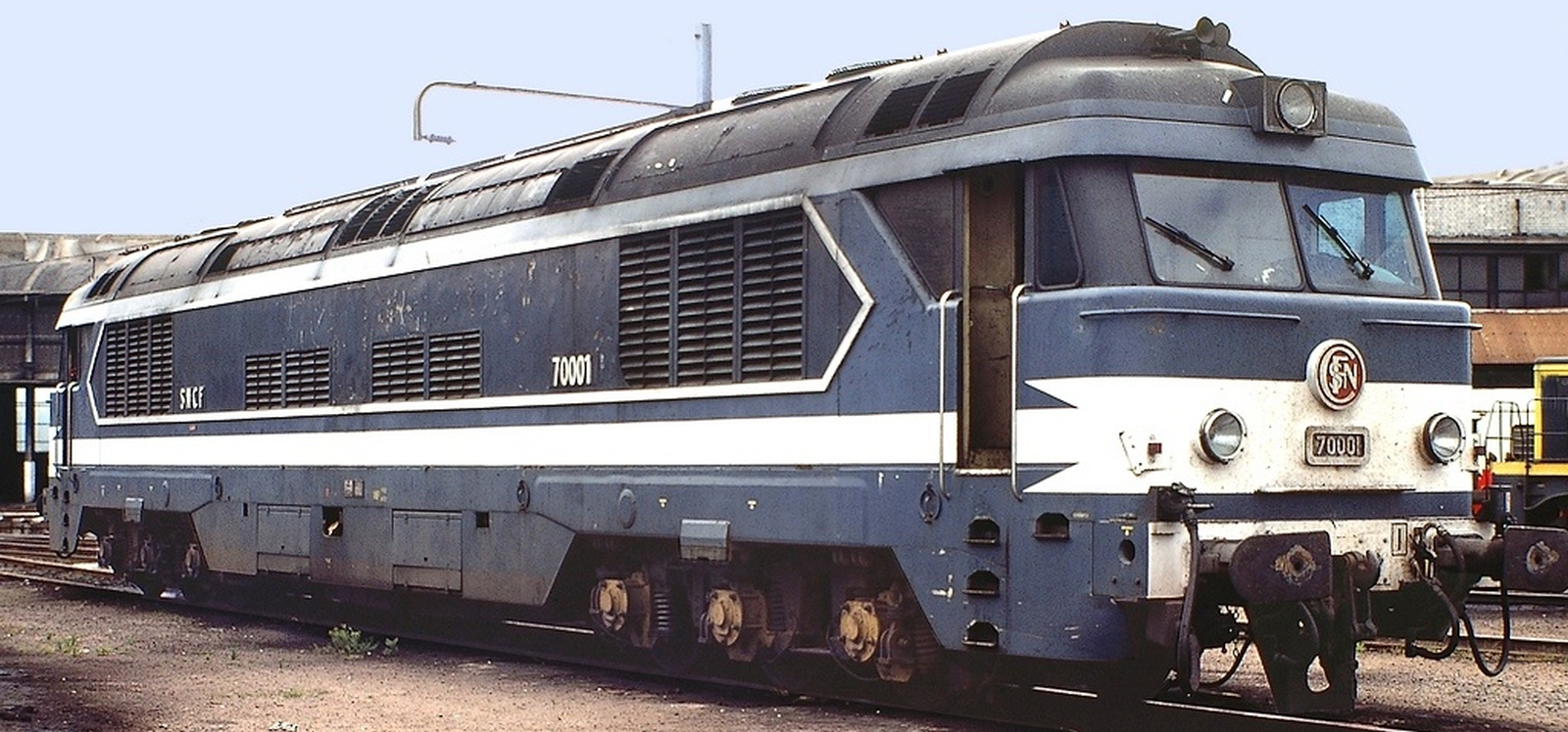 CC 70001 in July 1981 at Chalindrey