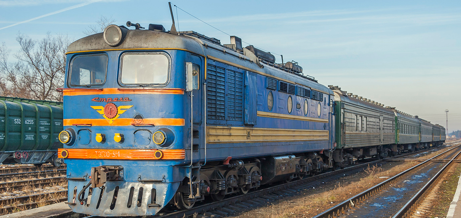 ТЭП10-314 in November 2005 in  the Vladimir oblast