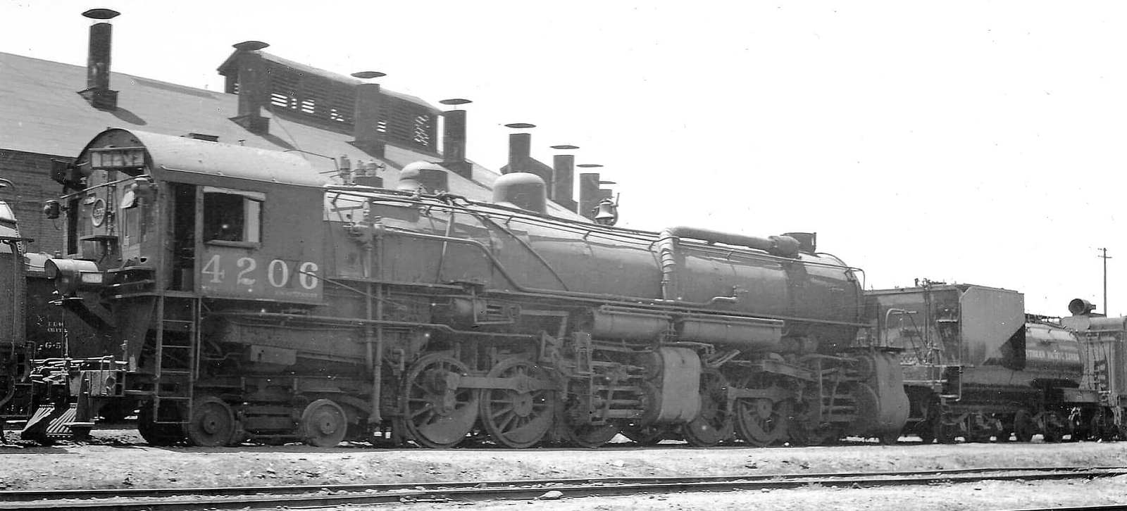 No. 4206 already with bogie but before rebuilding to AM-2