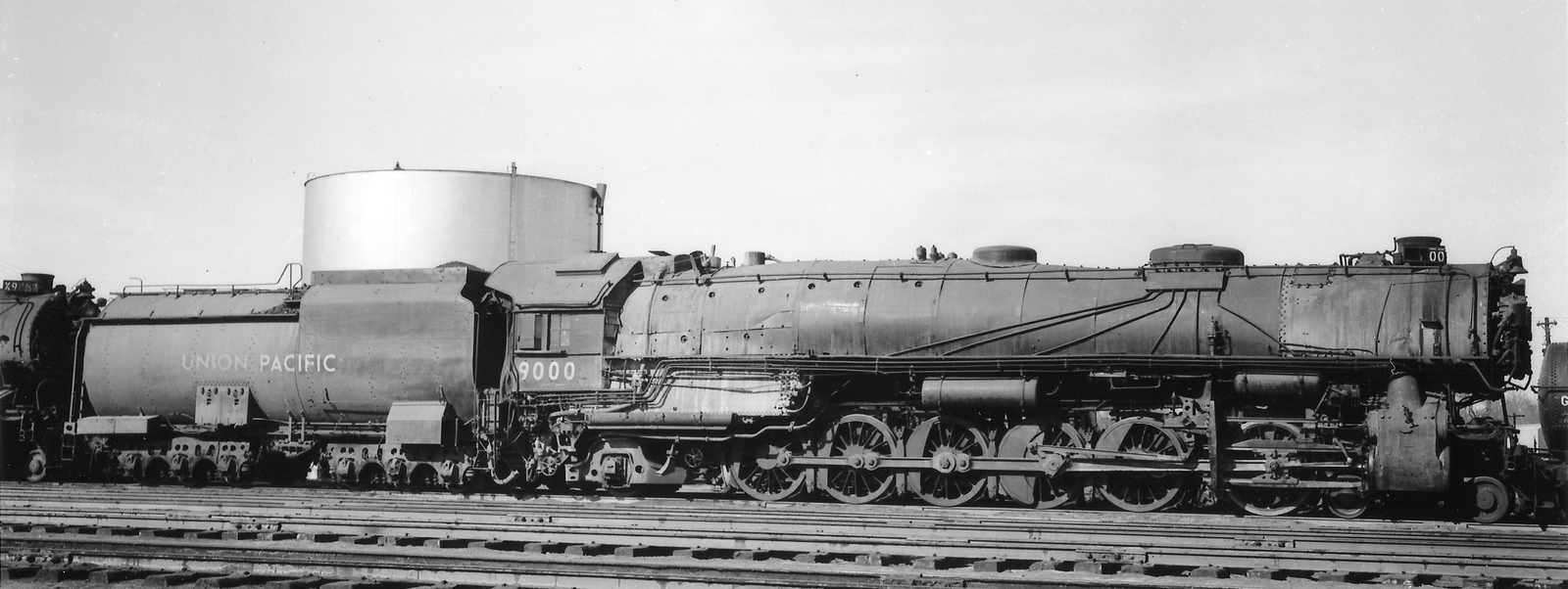 No. 9000 in March 1955 in North Platte, Nebraska