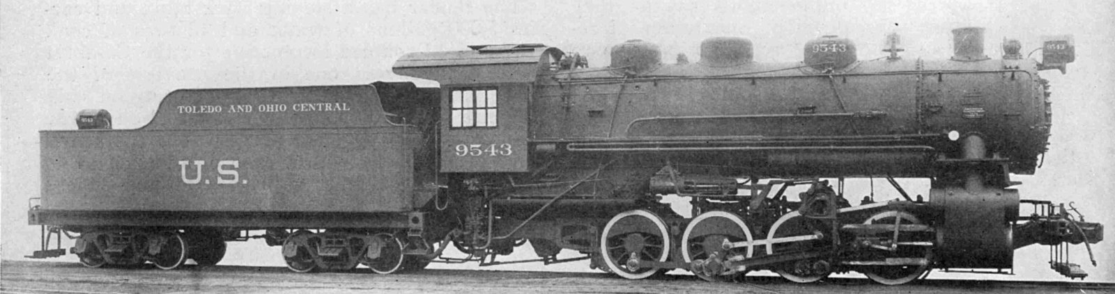 Toledo & Ohio Central Railway U-3a No. 9543