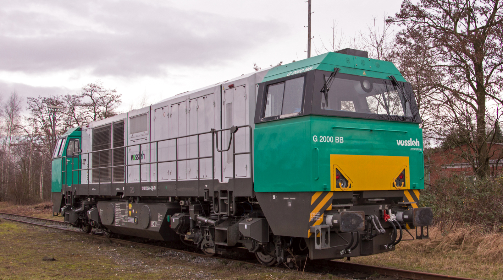 The former Captrain 2006 and RRF 1105 parked in Emmerich in January 2014
