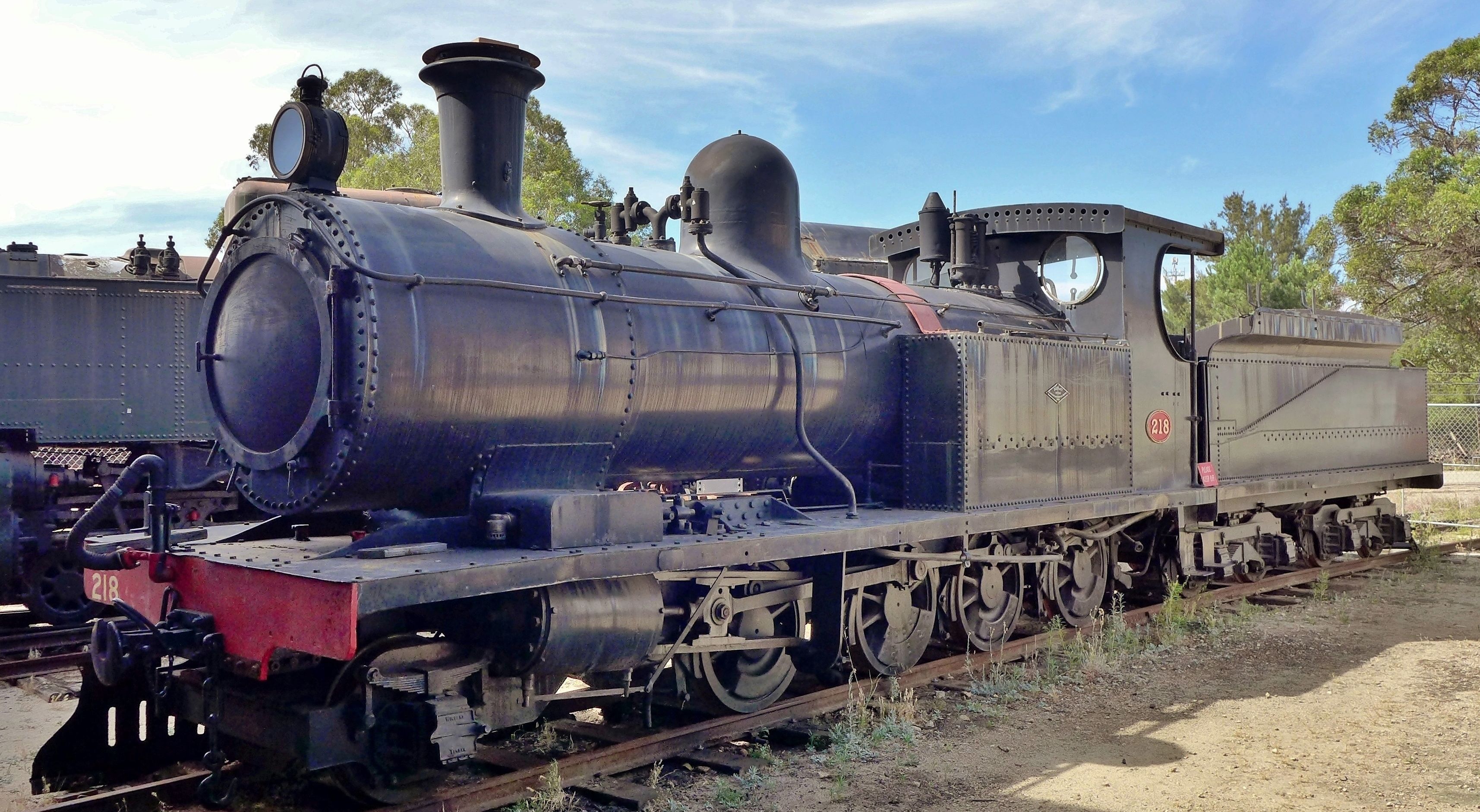 O218 in the museum at Bassendean in 2014