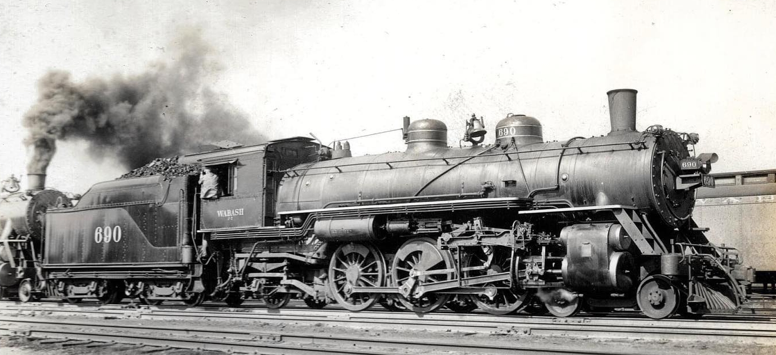 No. 690 in October 1936 double-headed in front of another locomotive
