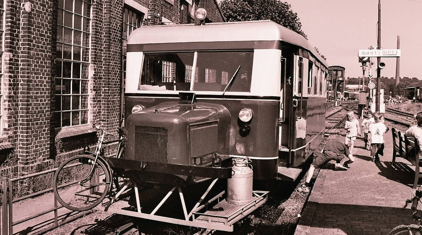 Railbus with luggage rack in July 2005 in the Bochum-Dahlhausen railway museum