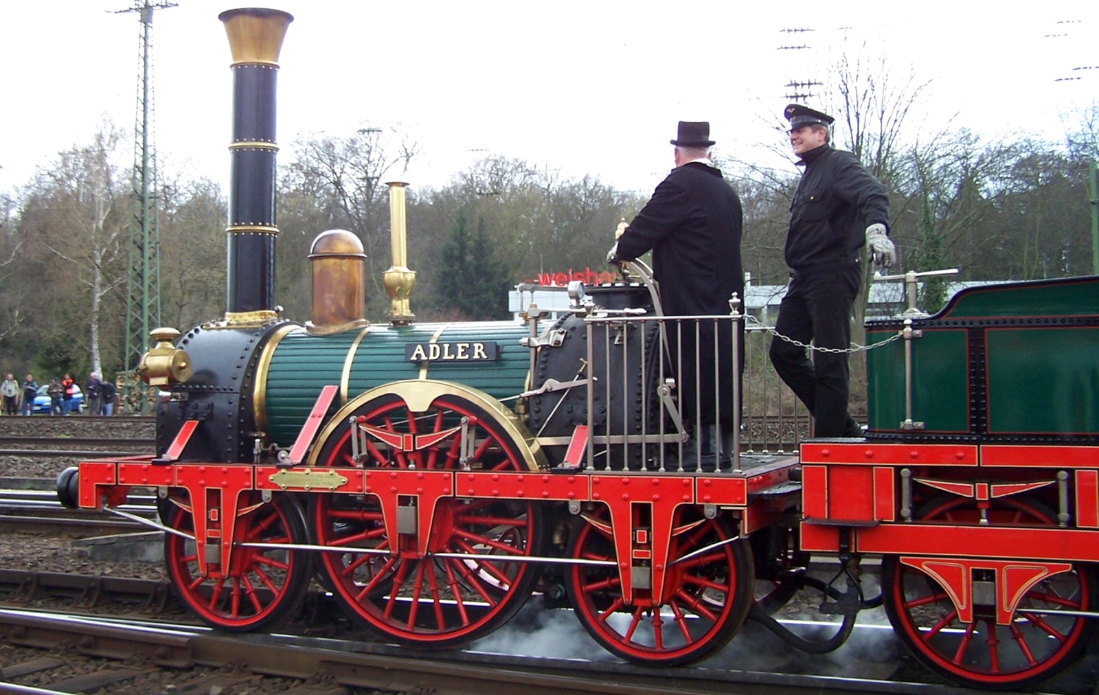 Replica of the “Adler” in April 2010 in Koblenz-Lützel