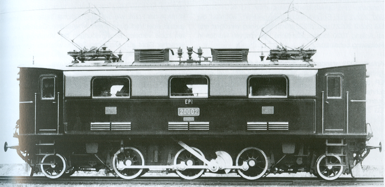 The five Bavarian EP 1 were the first electric locomotives that were commercially used under today