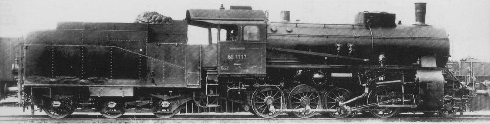 The 56 1117, one of the last examples, at the time of the Deutsche Reichsbahn