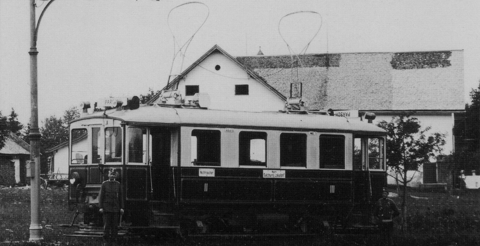 Car of the Salzburg Local Railway in 1909