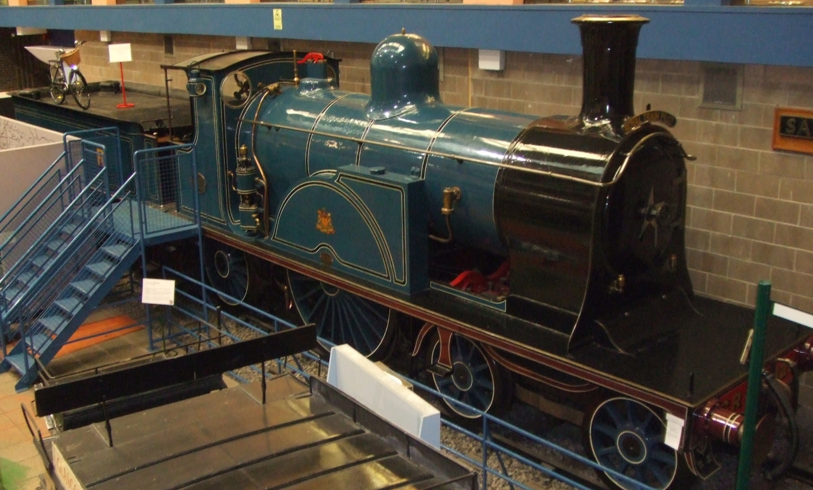 No. 123 in the Glasgow Transportation Museum