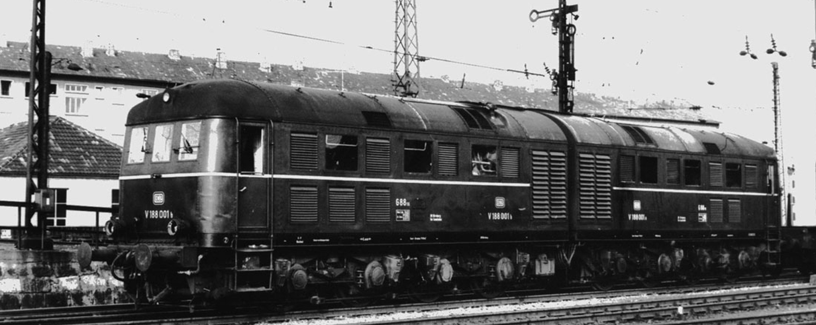 V 188 001 in July 1967 in Bamberg