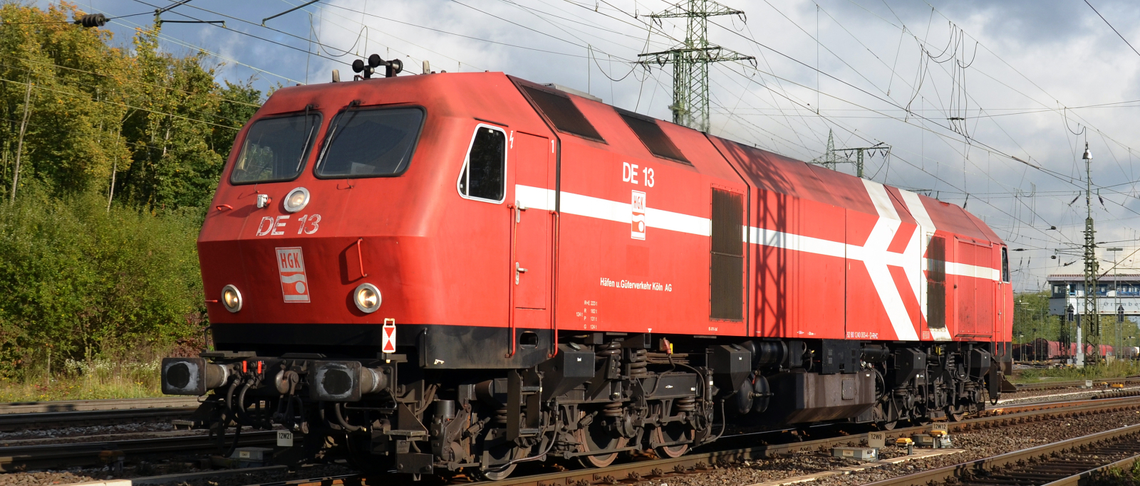 DE13 of the HGK in October 2013 in the Gremberg marshalling yard