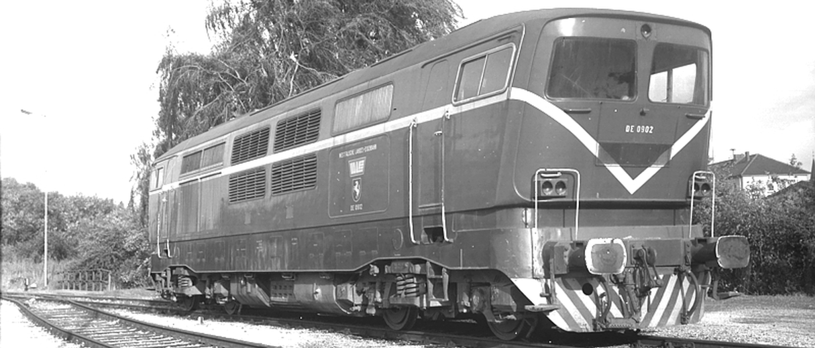 The locomotive as DE 0902 of the WLE in September 1978 in Lippstadt shortly before scrapping after the engine had already been removed