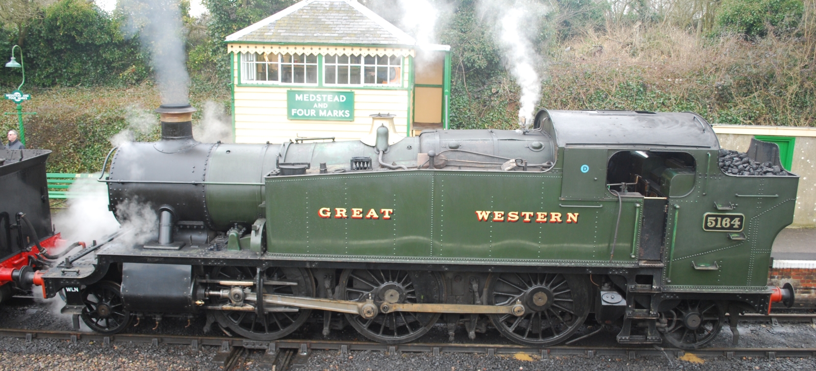 Preserved 5164 in March 2013 at Medstead and Four Marks station