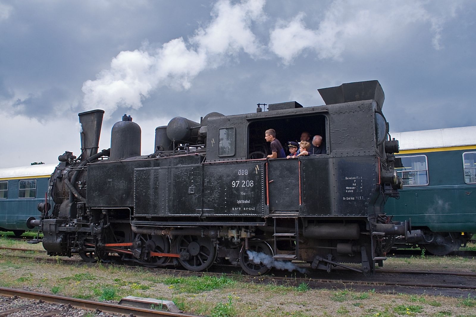 97.208 mit Giesl-Ejektor am Heizhaus Strasshof