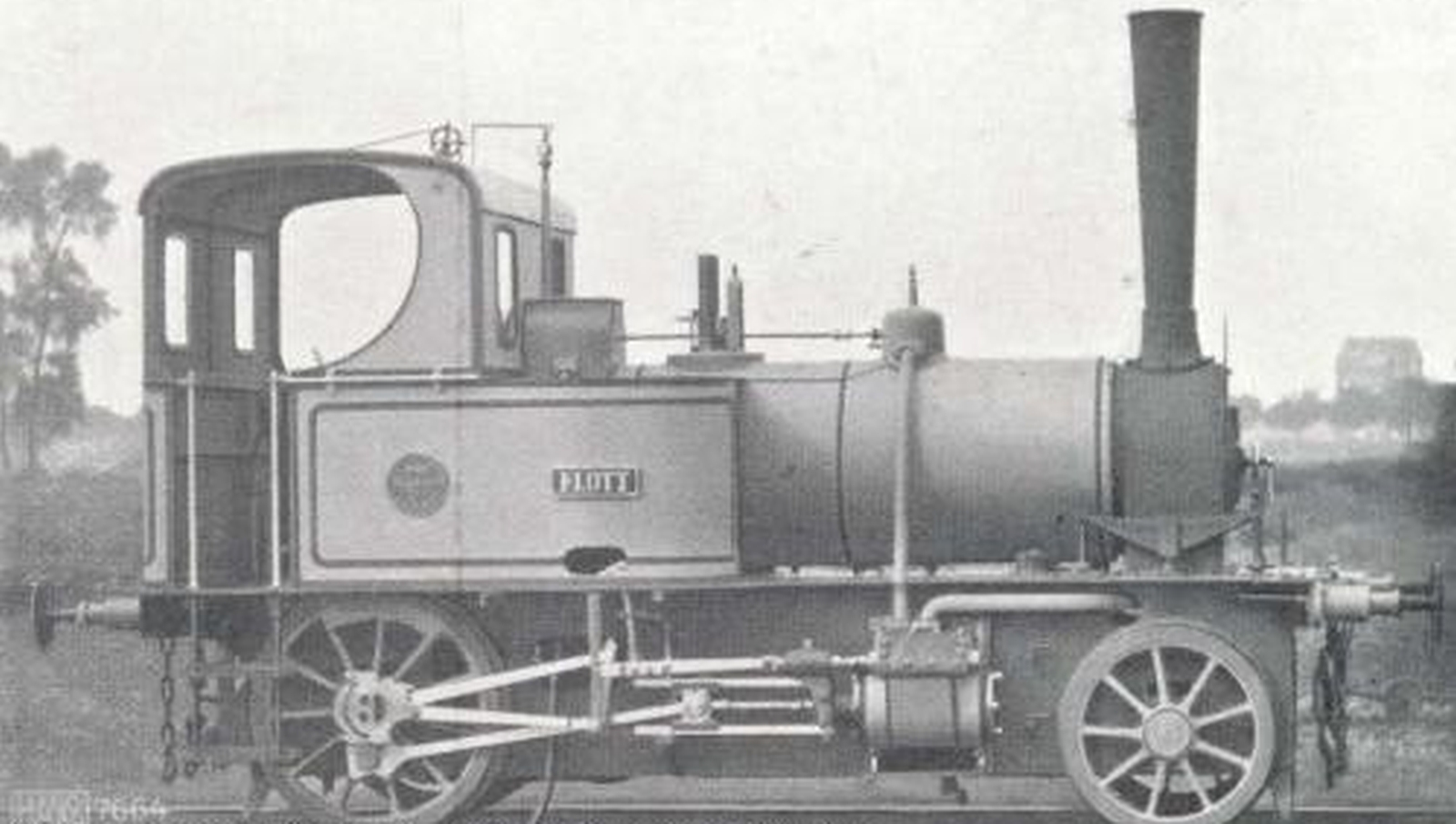 No. 64 “Flott” without the coal hopper on the cab roof