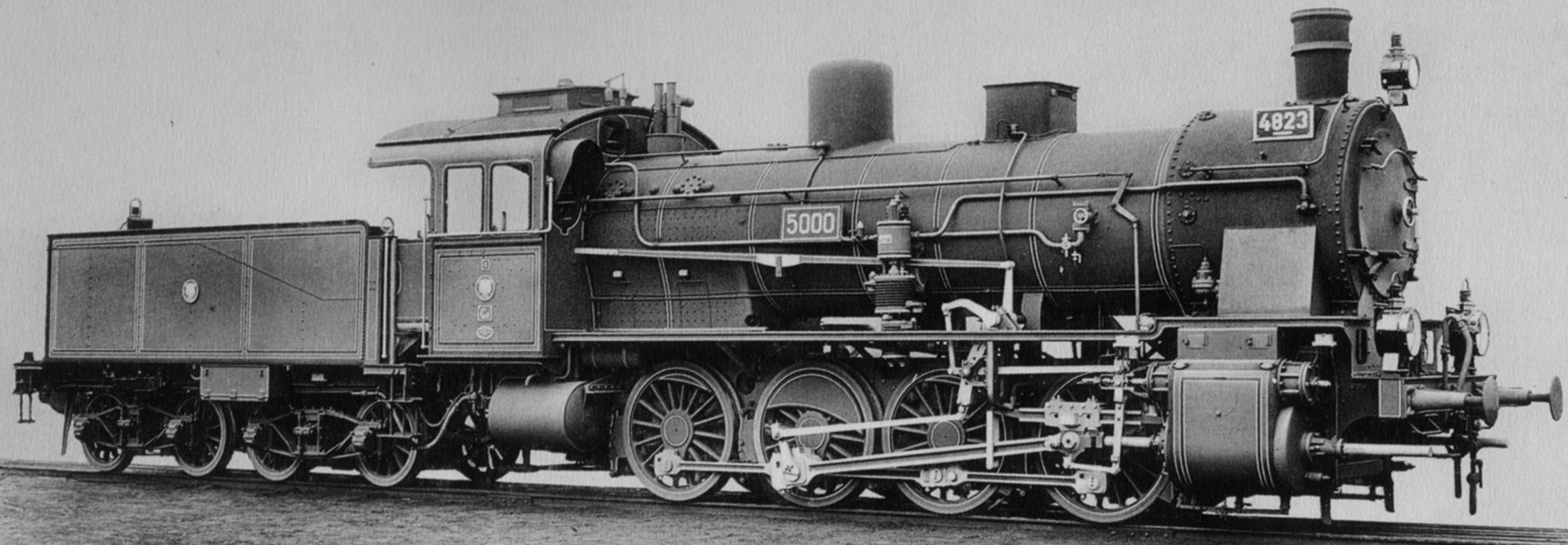 No. 4823, being the 5,000th locomotive of Orenstein & Koppel, on a 1913 builder's photo