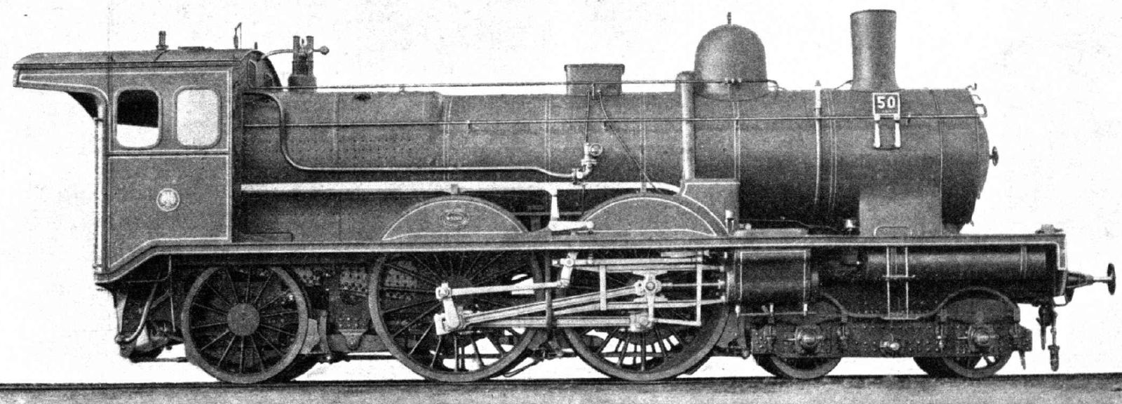 De Glehn type, 1903 variant with elongated firebox