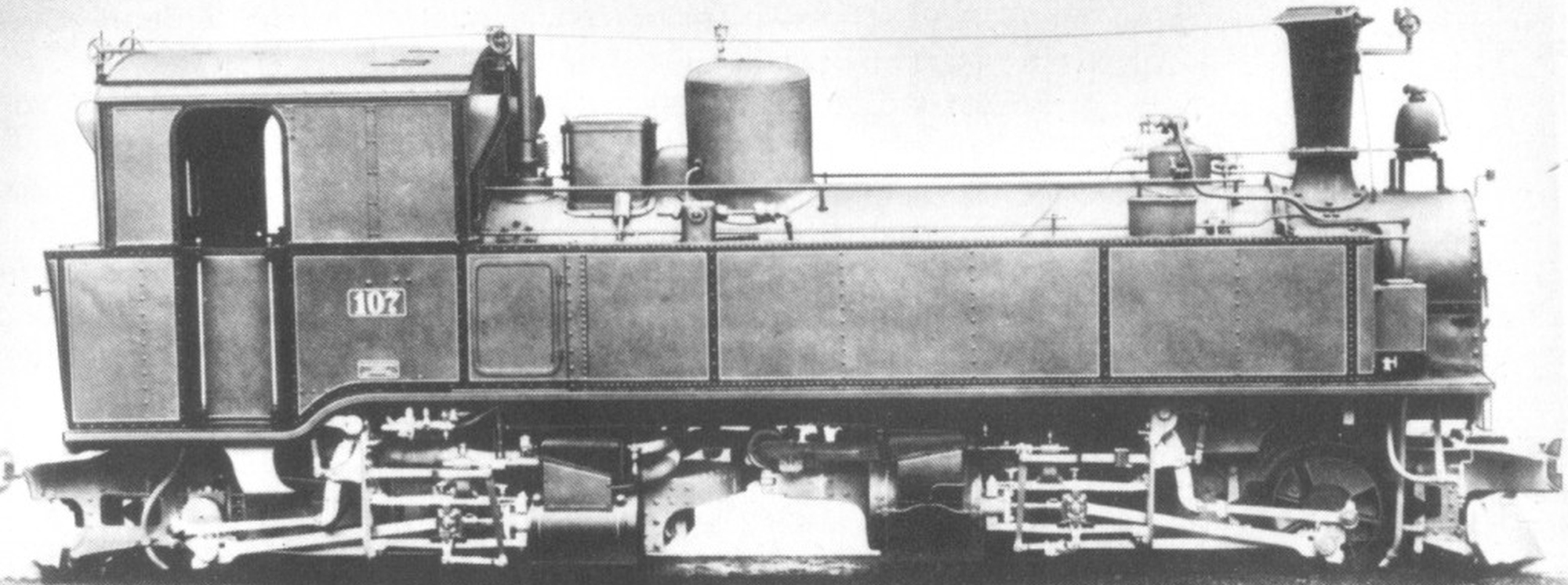 No. 107, the fifth machine built, on a Hartmann factory photo