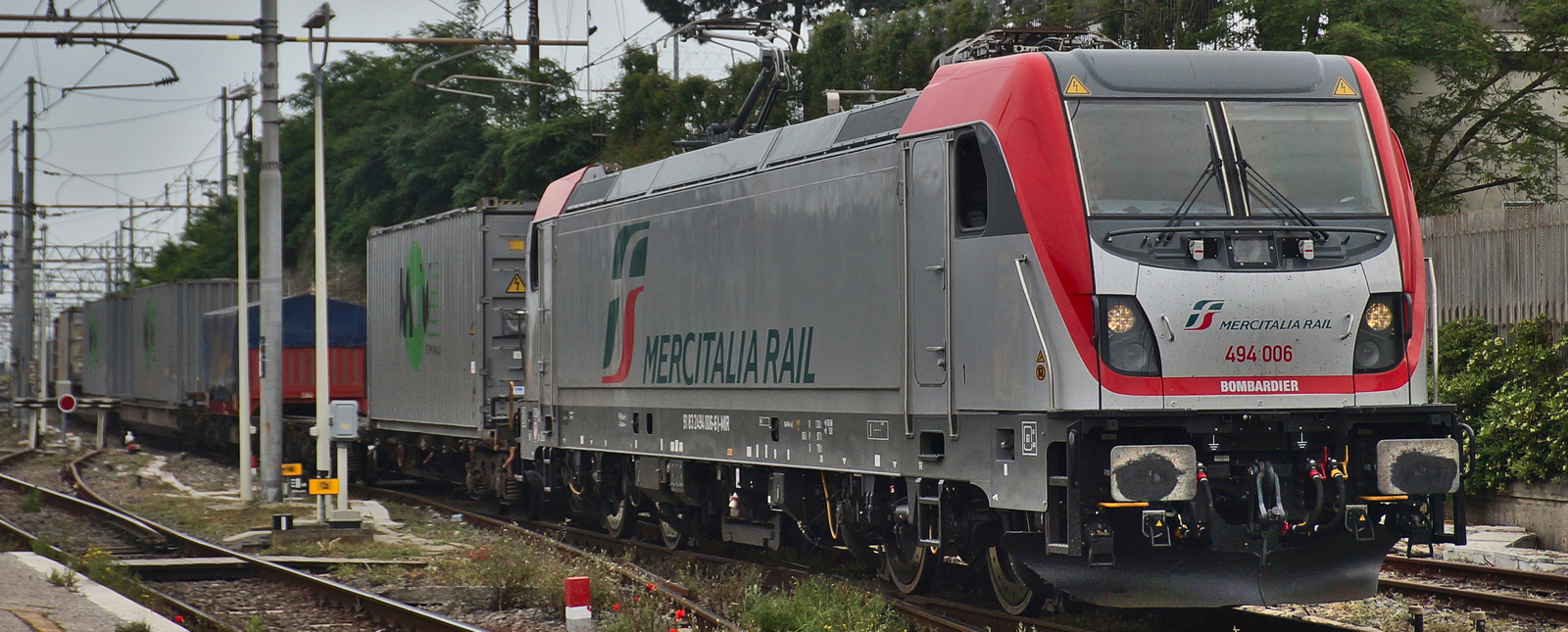 Mercitalia E.494.006 (TRAXX F140DC3) in May 2019 in Pomezia