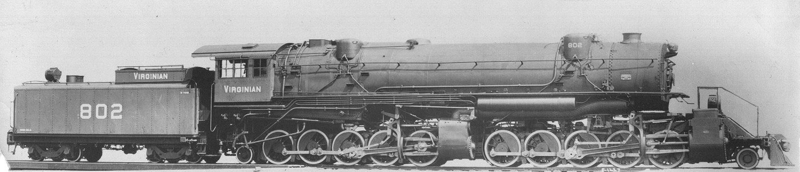 No. 802, the third locomotive, on an ALCO works photo
